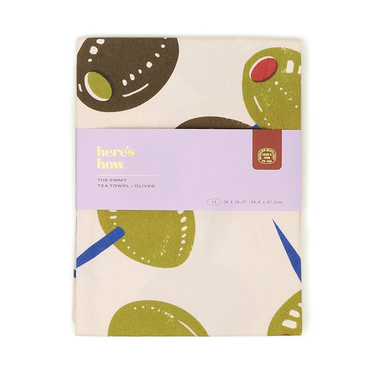 Olives, The Emmy Tea Towel