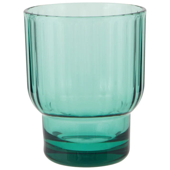 Fluted Acrylic Olds Fashioned Glass
