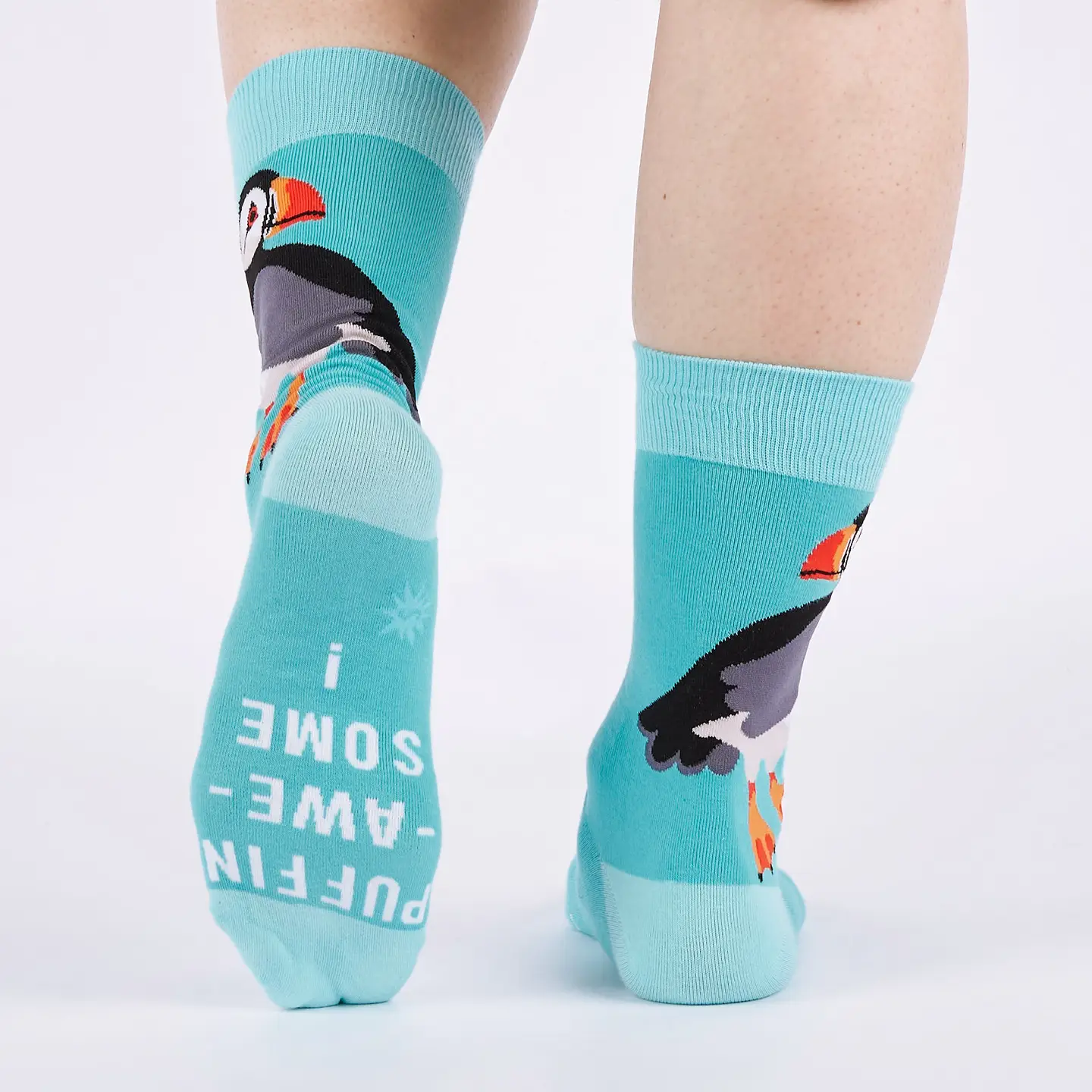 Puffin Awesome Crew Socks