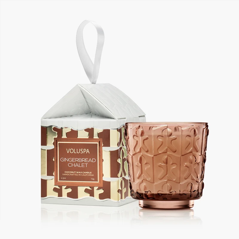 Gingerbread Chalet Candle