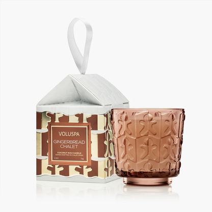 Gingerbread Chalet Candle