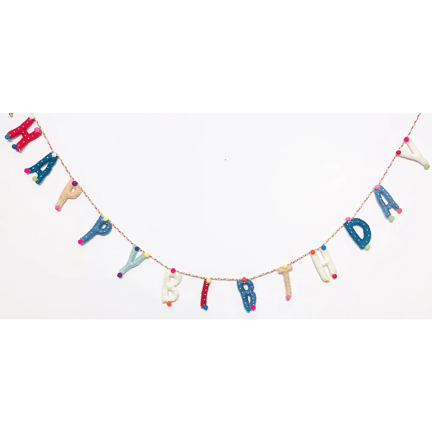 Happy Birthday Felt Garland