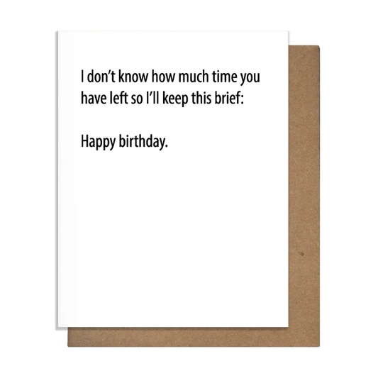 Brief Birthday
