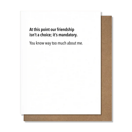 Mandatory Friendship