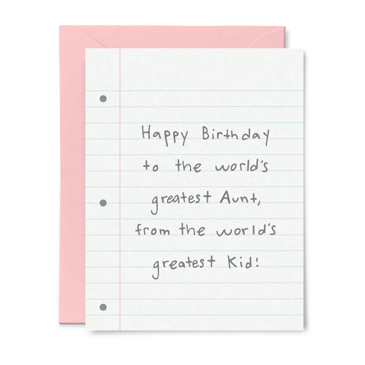 World's Greatest Aunt Birthday Card