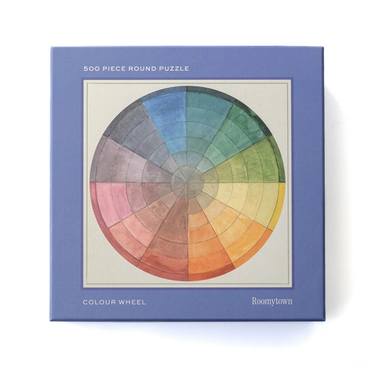 Colour Wheel 500-Piece Round Jigsaw Puzzle