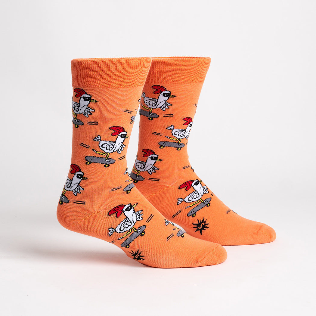 Rad Chicken Crew Socks