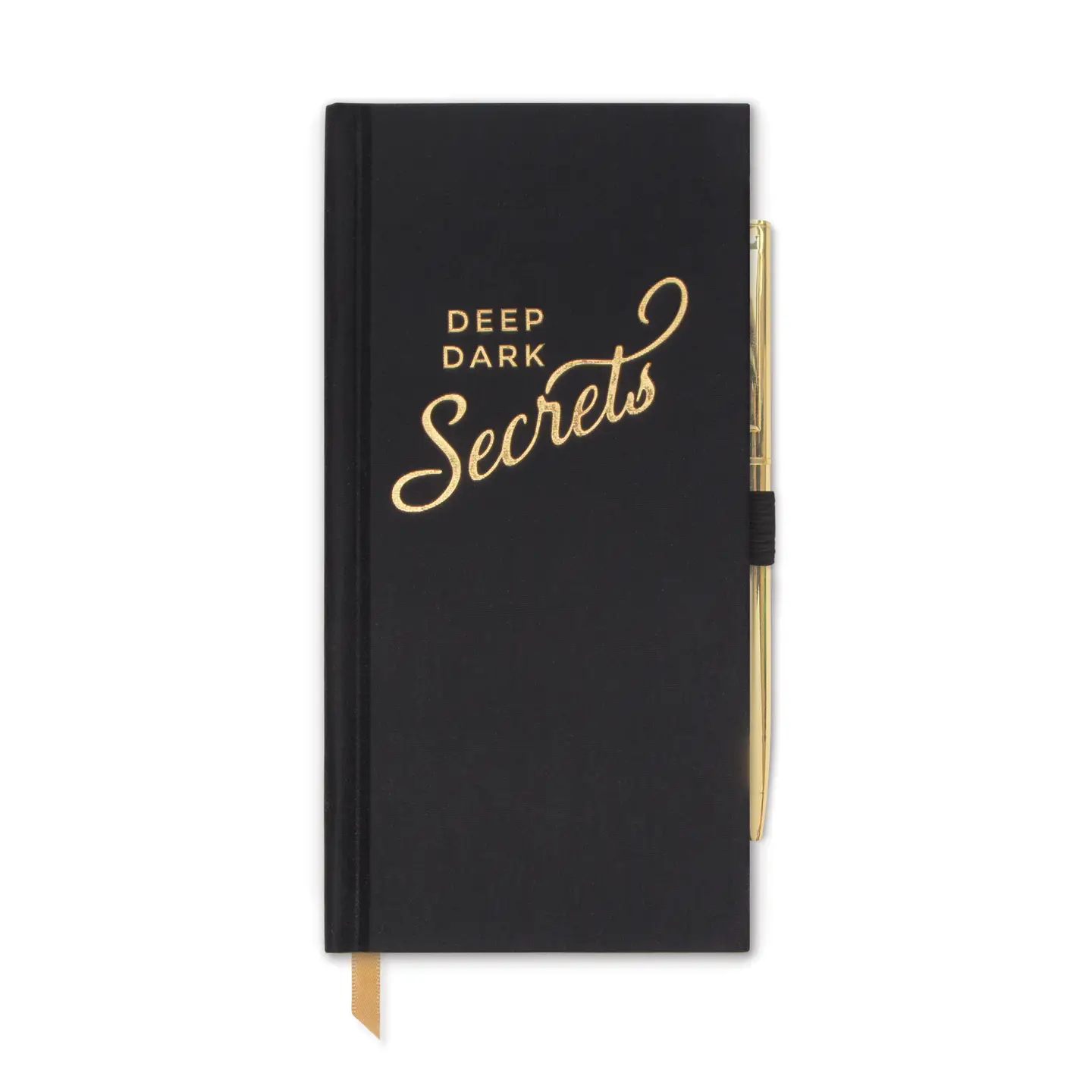 "Deep Dark Secrets" Journal w/Pocket and Pen