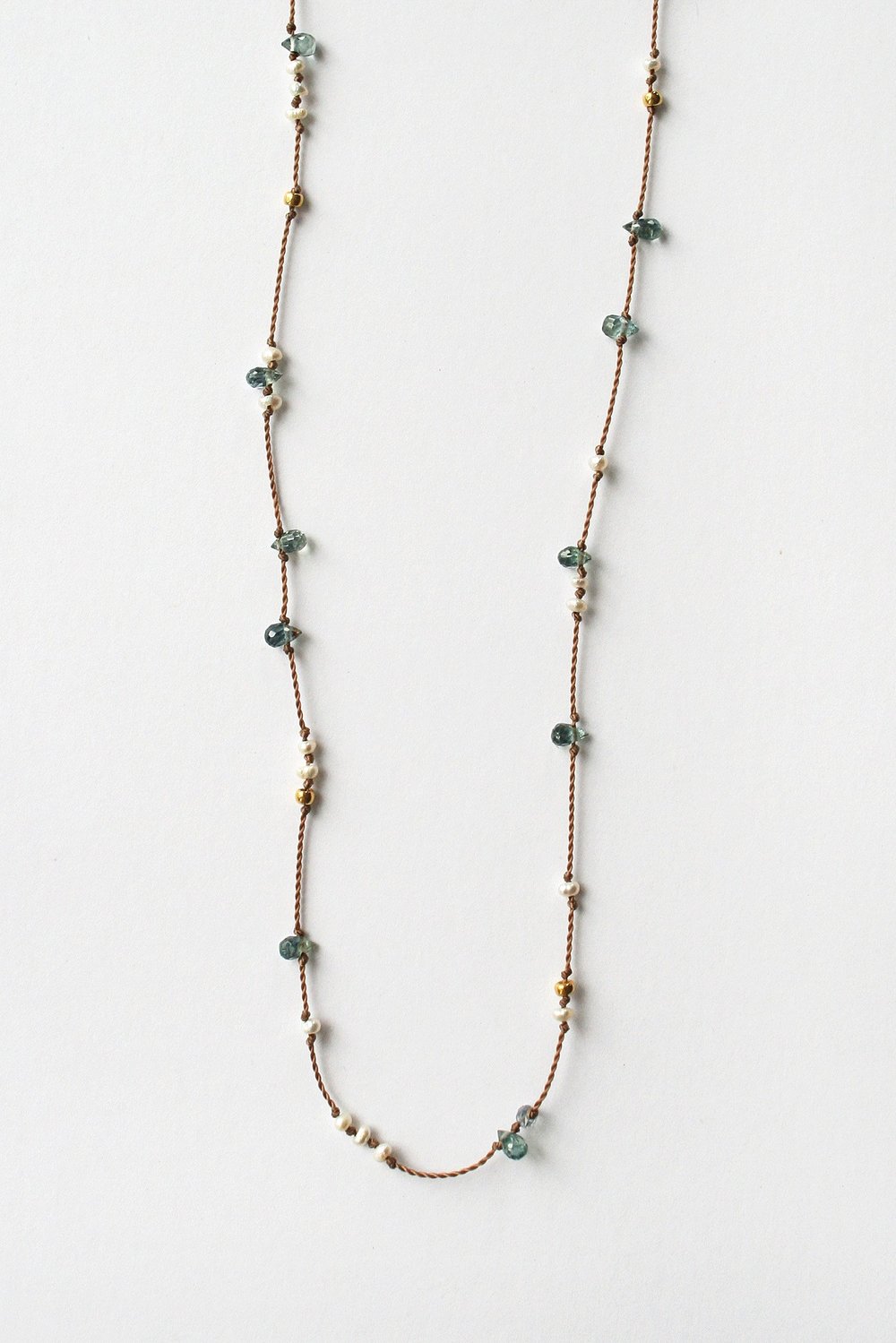 Dew Drop Necklace w/ Sapphires