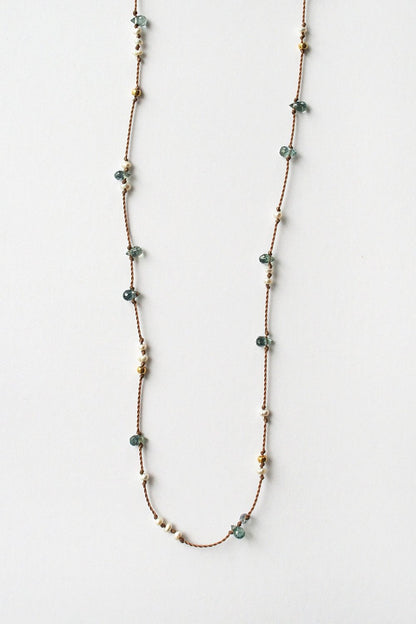 Dew Drop Necklace w/ Sapphires