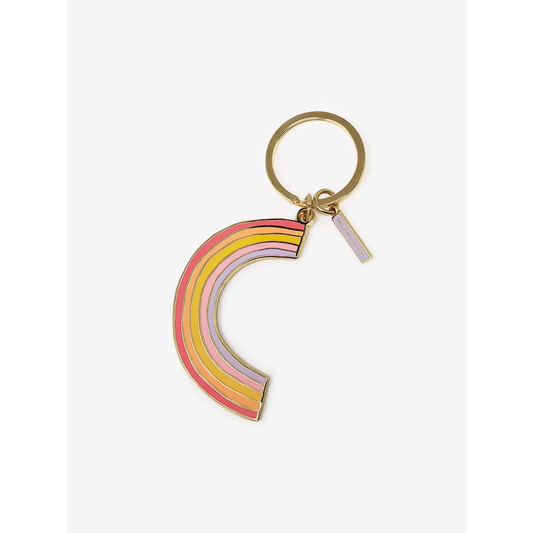 Rainbow Enamel Keychain