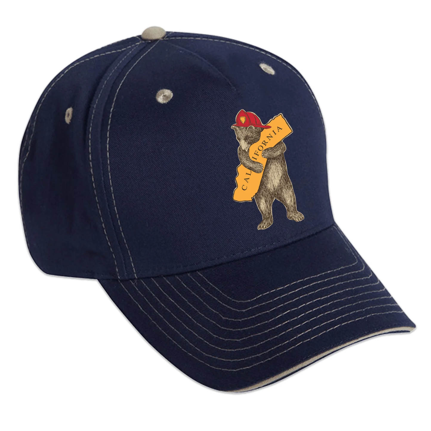 CA Firefighter Bear Cap