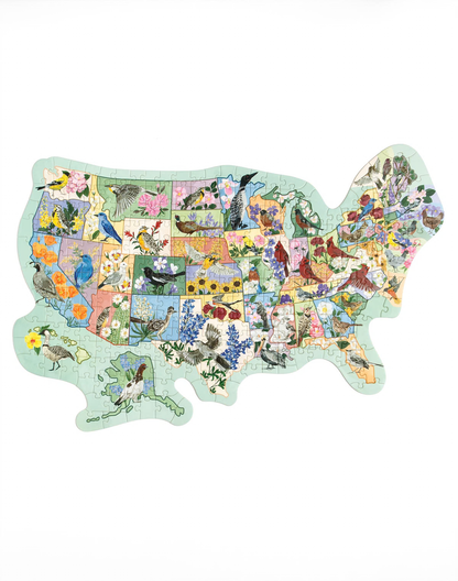 Birds & Blooms Across America 300 Piece Puzzle