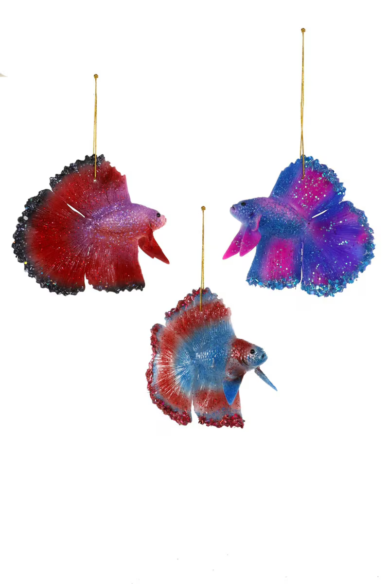 Beta Fish Ornament