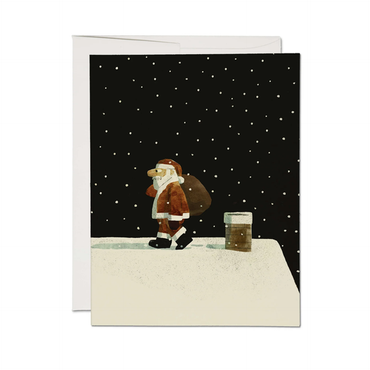 Up on the Housetop Card