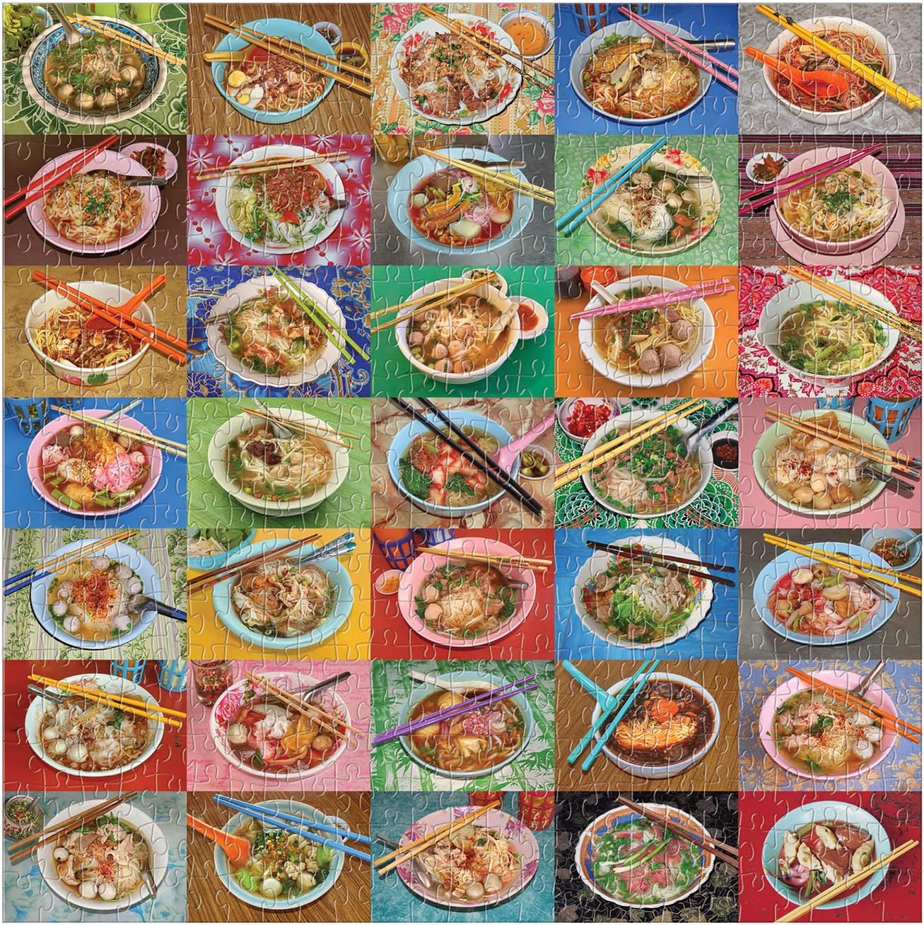 Noodles for Lunch 500 Piece Puzzle