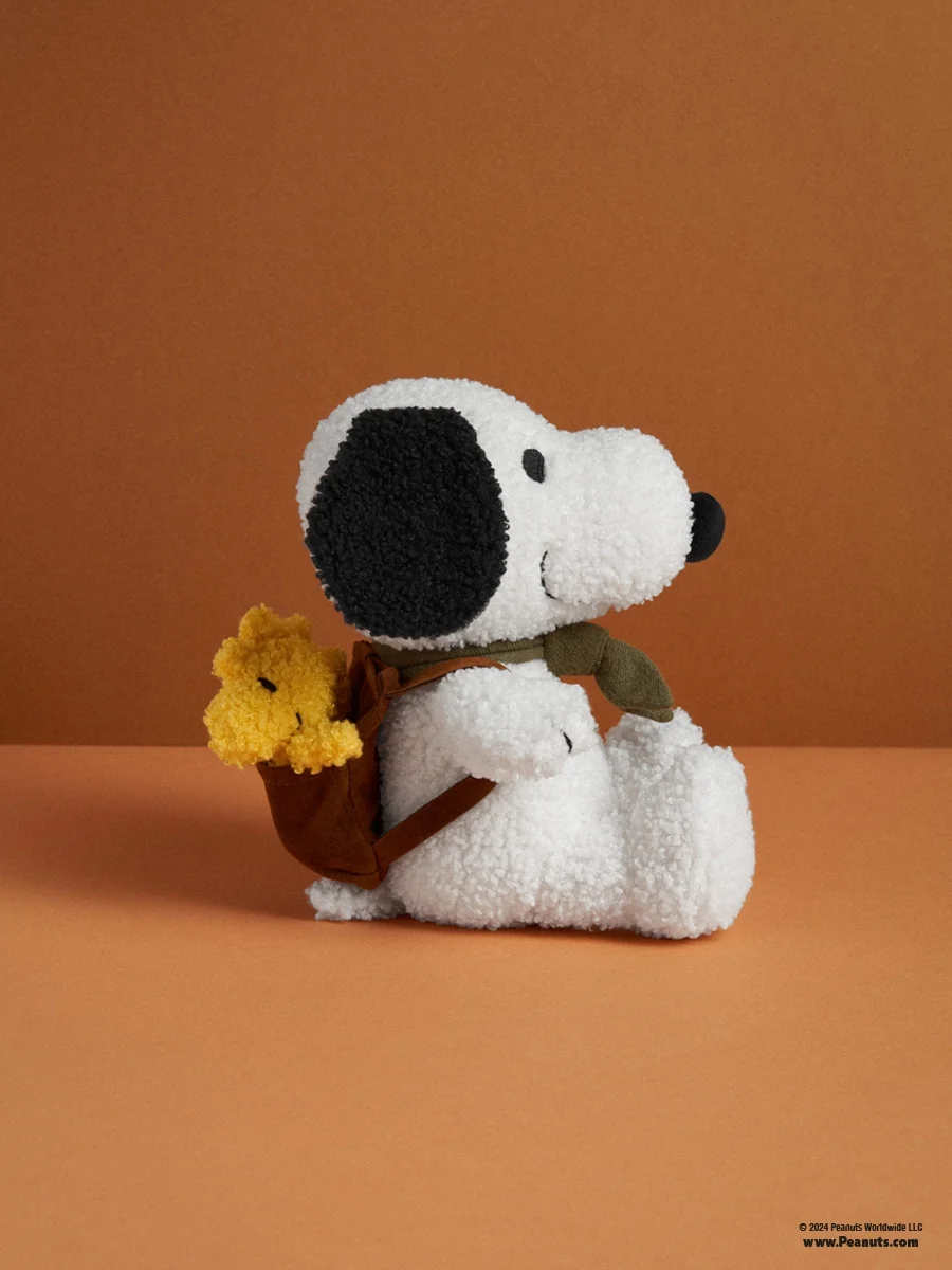 Snoopy w/ Woodstock Backpack Plush