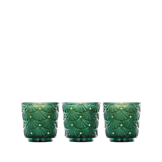 Noble Fir Pedestal Trio Set