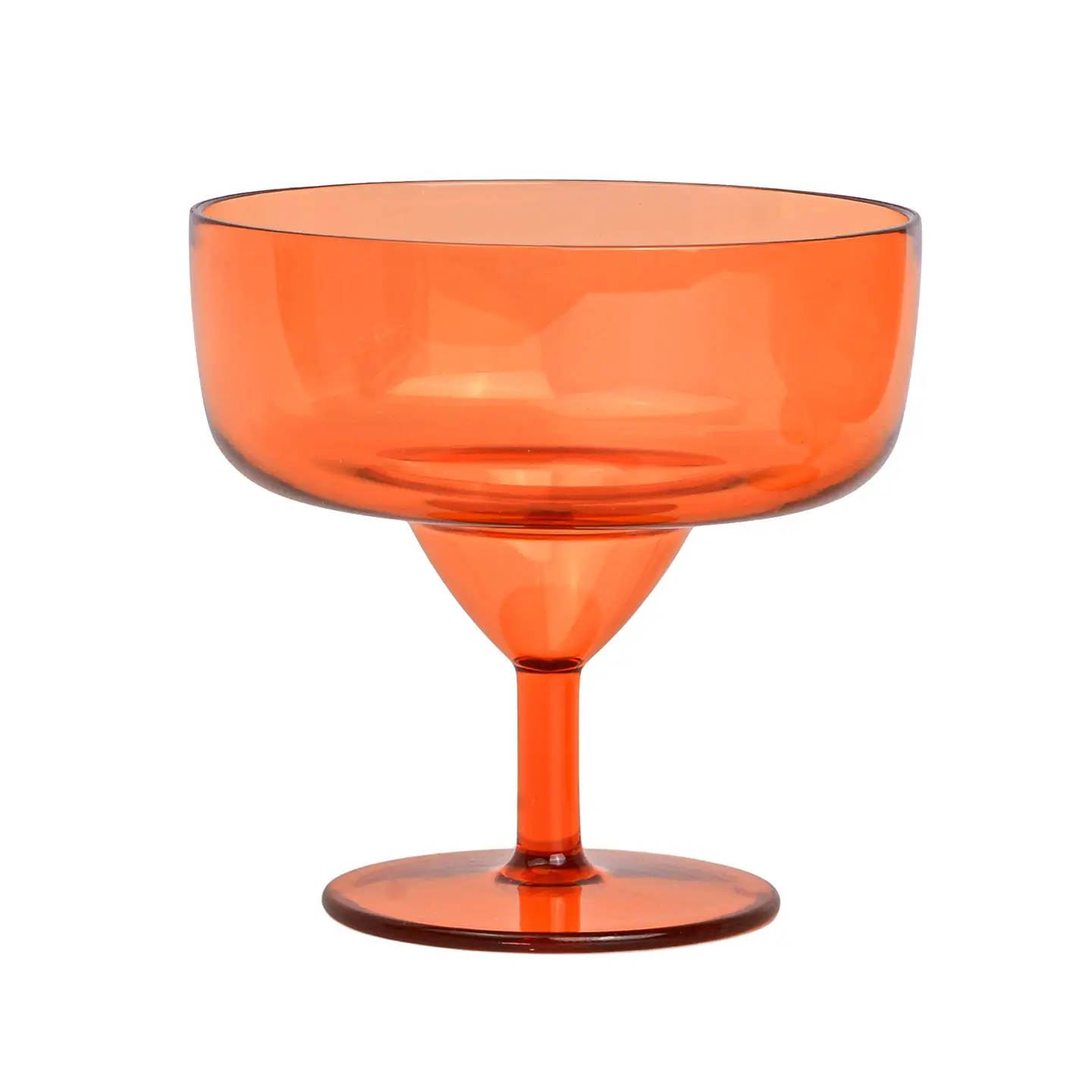 Rue Orange Margarita Glass, Set of 4