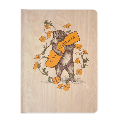 CA Bear & Poppies Journal