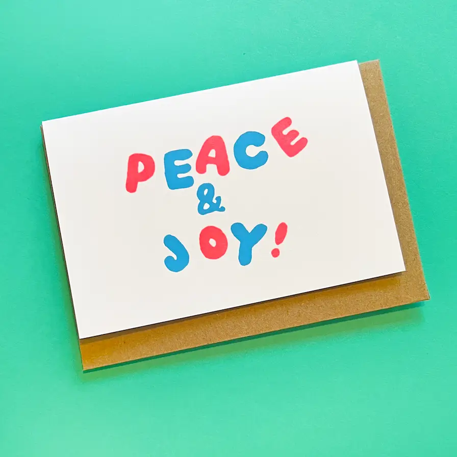 Peace & Joy Notecards, Set of 6