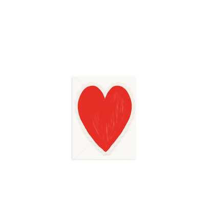 Heart Doily Mini Flat Note, Set of 6