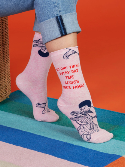 Scares Your Family Crew Socks