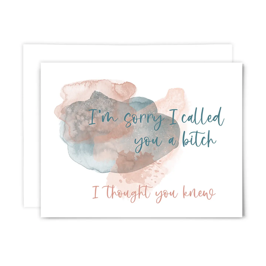 Thought You Knew, Bitch