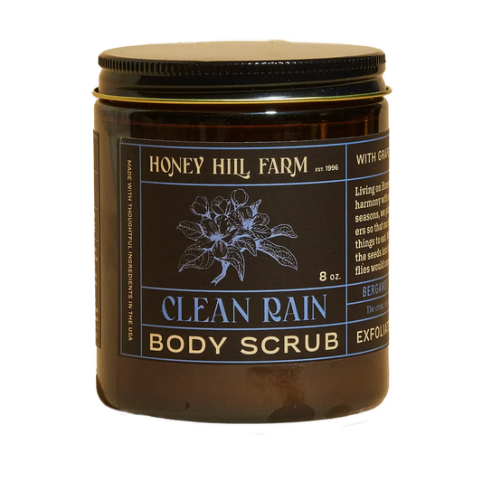 Clean Rain Body Scrub, 8oz