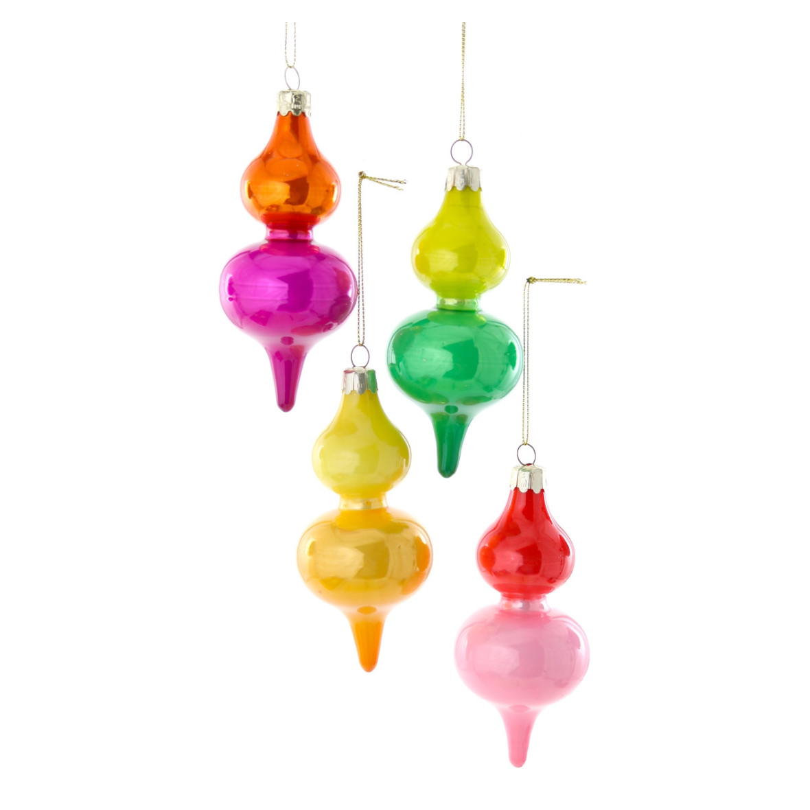 COLOR BLOCK SPINDLE ORNAMENT