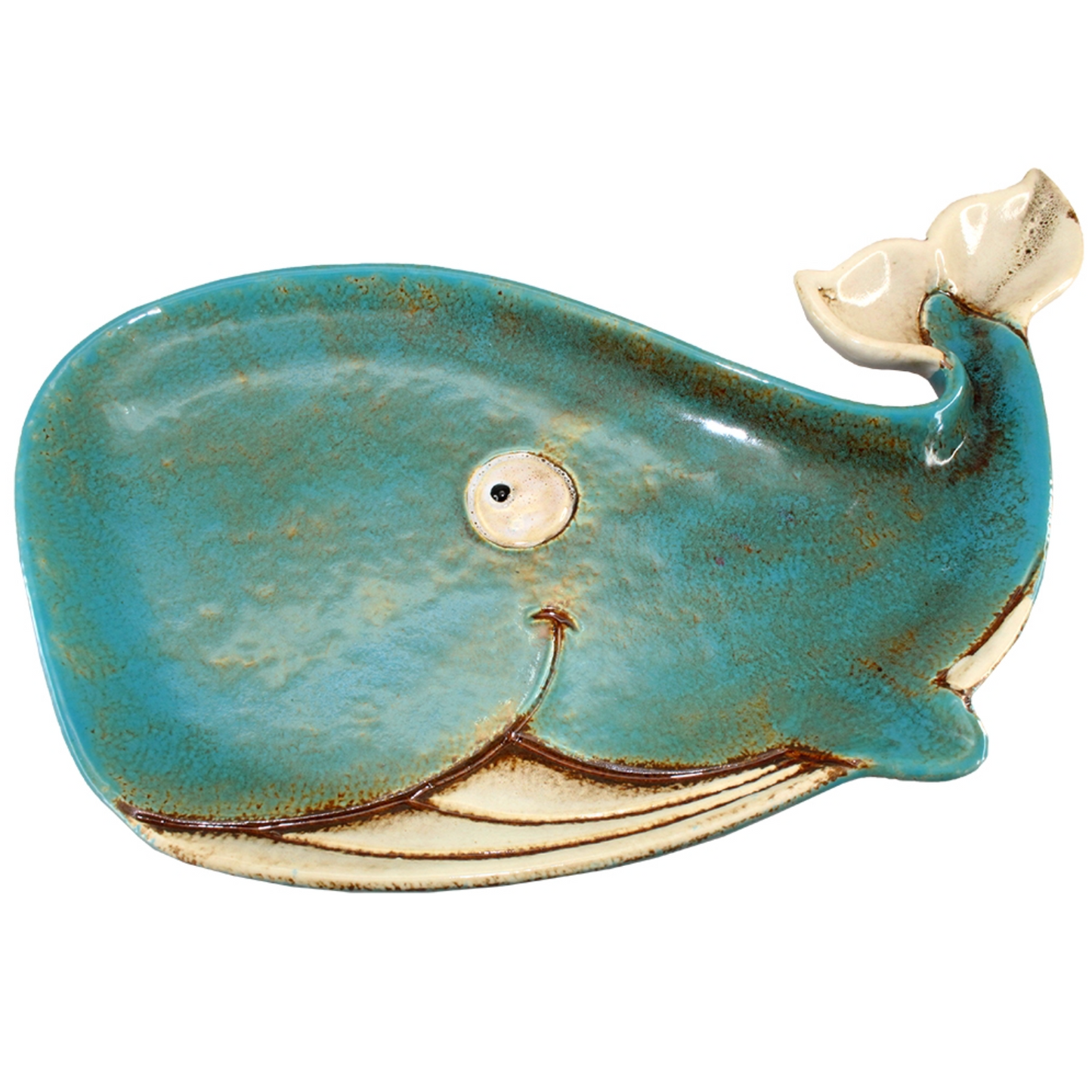 Wesley Whale Ceramic Plate