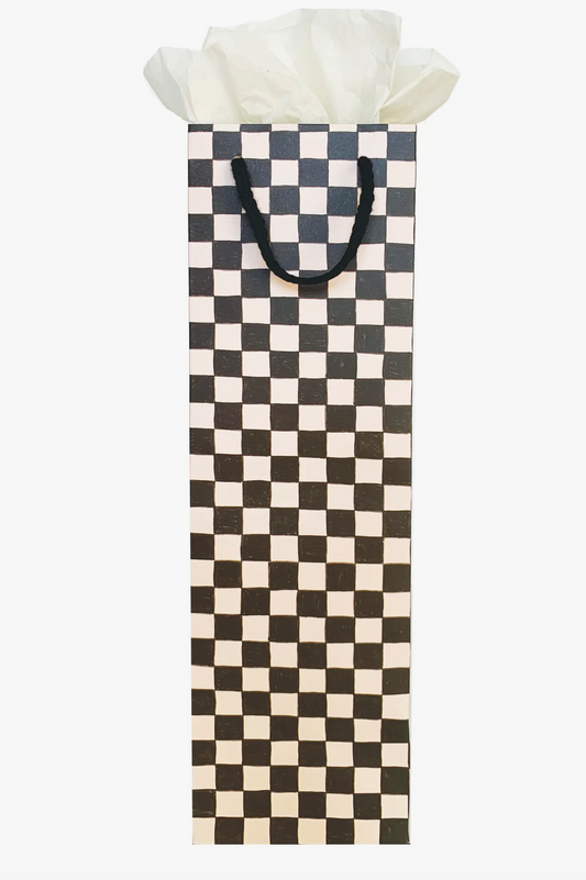 Checkers Wine Bag