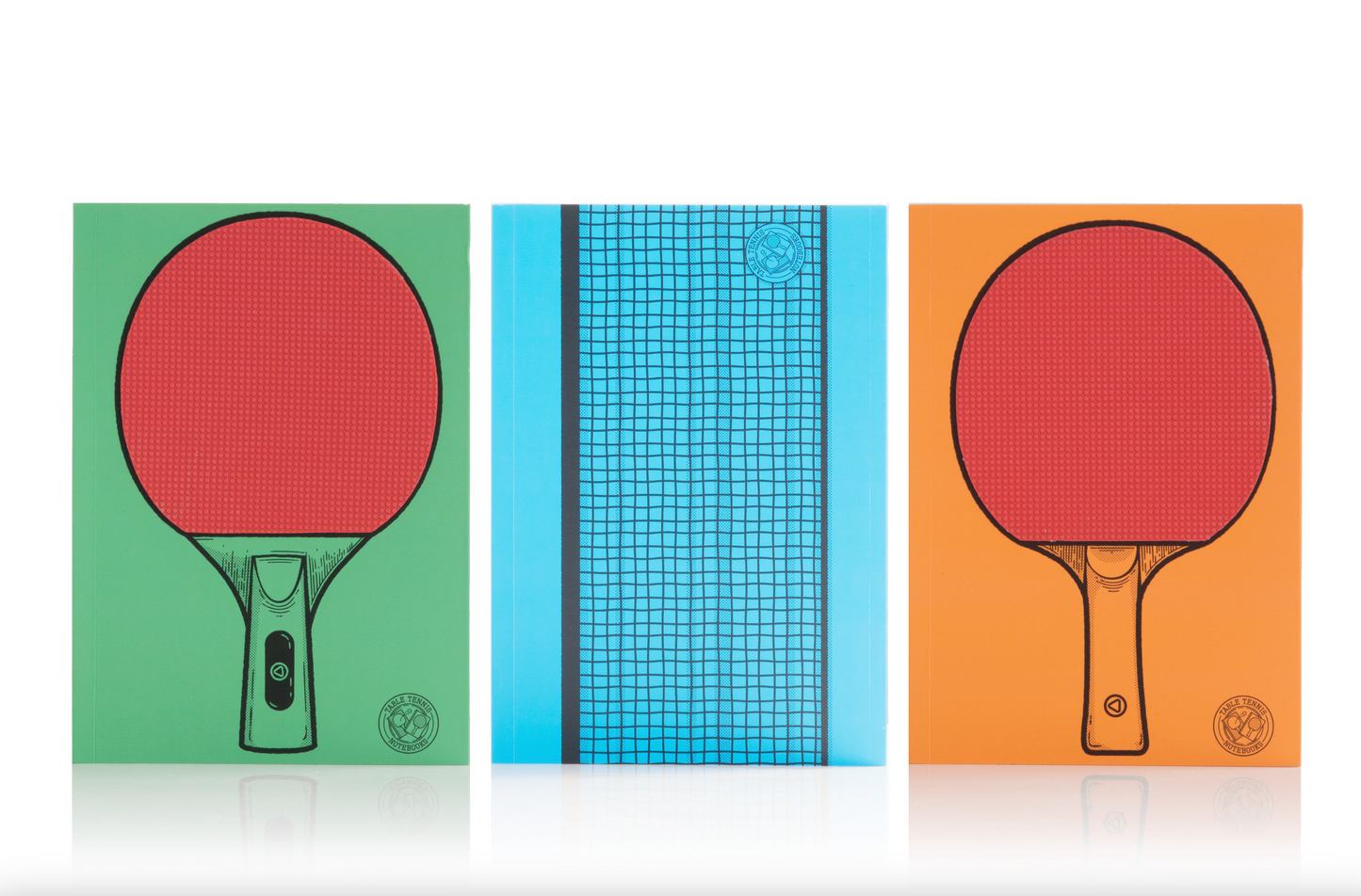 Table Tennis Notebooks, Set of 3