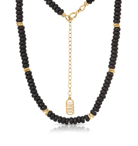 It's A Mood Beaded Necklace, Black
