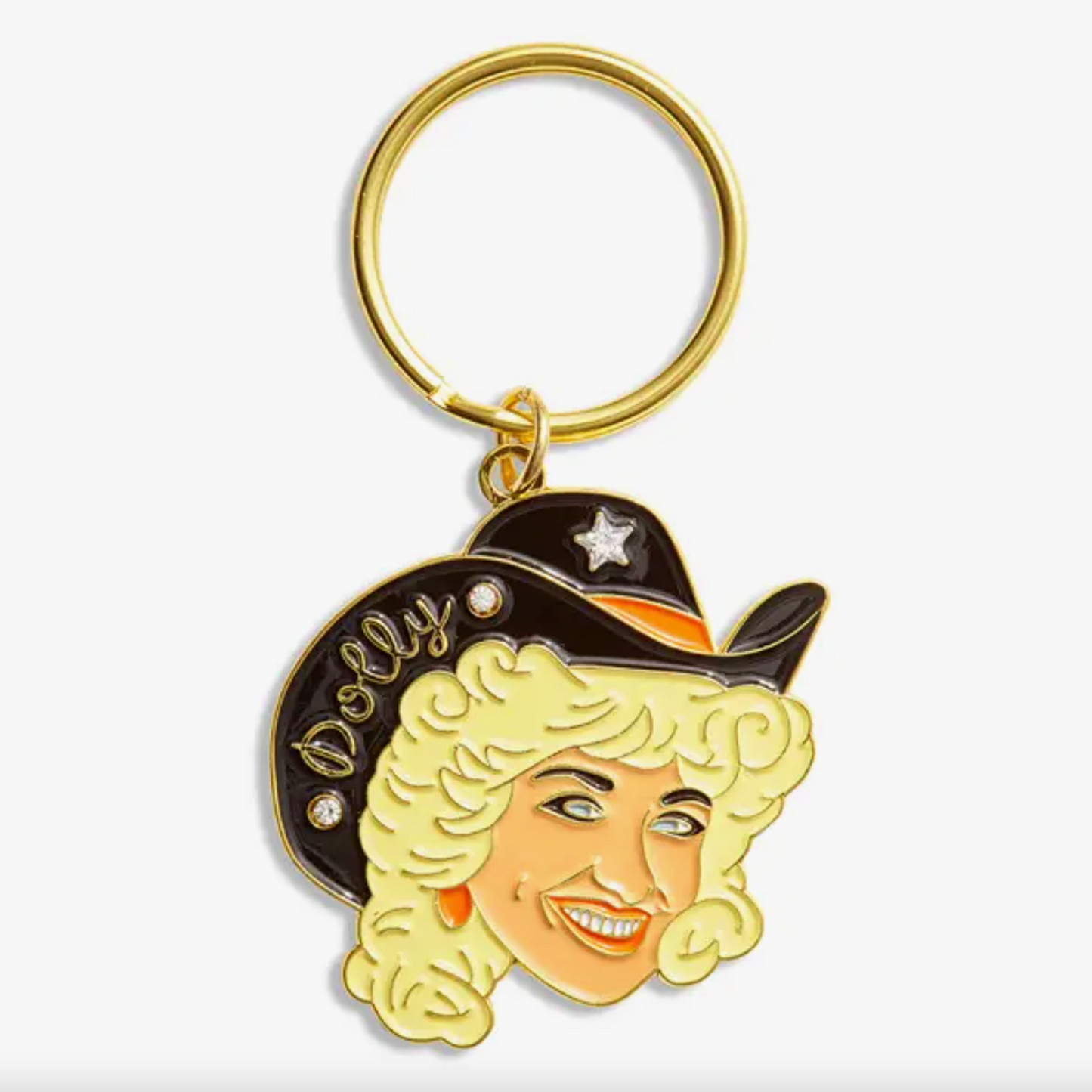 Dolly Cowgirl Keychain