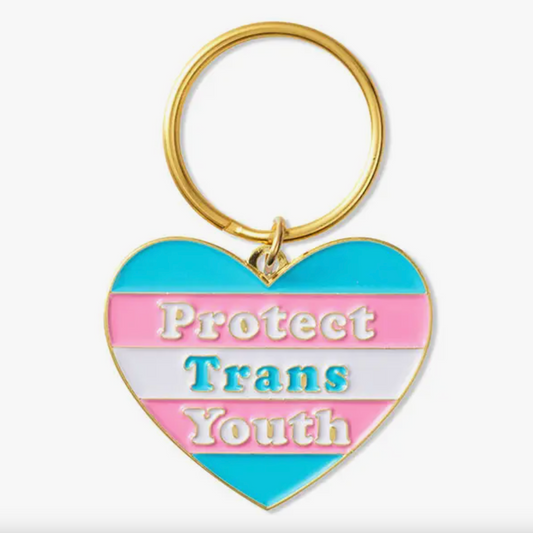 Protect Trans Youth Keychain