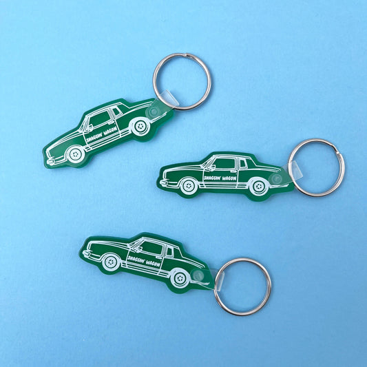 Shaggin Wagon Keychain