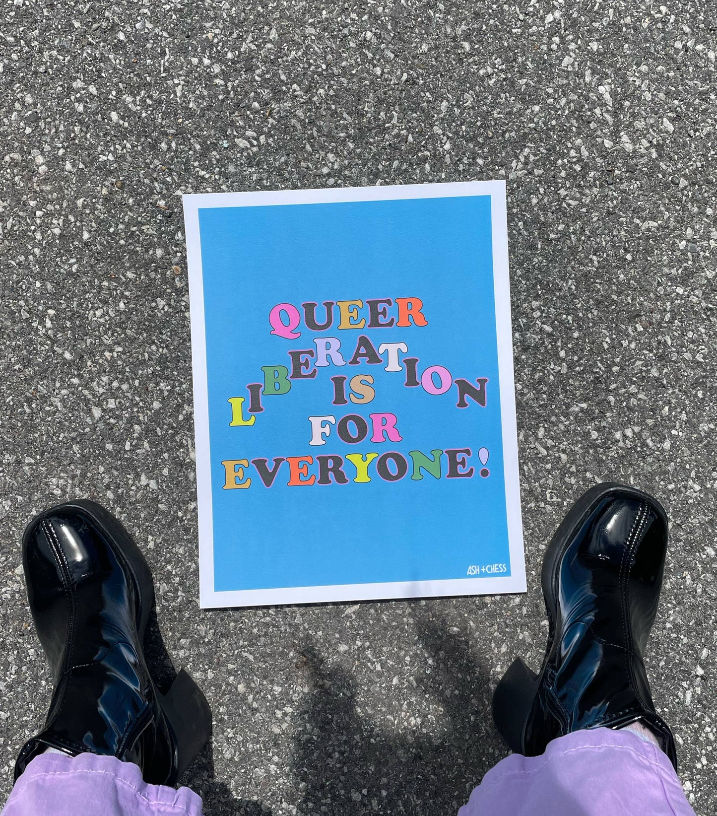 11" x 14" Queer Liberation Is For Everyone Art Print